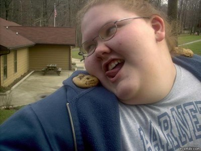 Fat People Cookie. fat people love cookies
